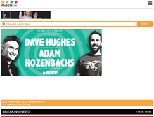 Tablet Screenshot of moshtix.com.au
